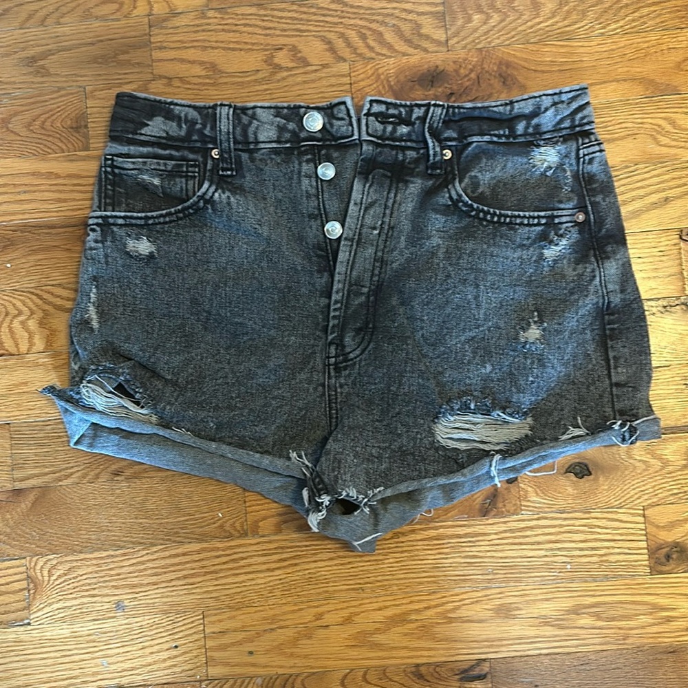 Target black denim short